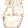 VALENTINO ROCKSTUD WEDGE SANDAL IN LAMINATED NAPPA WITH CORNELY EMBROIDERY 100MM 6W0S0IJ7QIW_R16 VALENTINO ROCKSTUD WEDGE SANDAL IN LAMINATED NAPPA WITH CORNELY EMBROIDERY 100MM 6W0S0IJ7QIW_R16