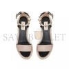 VALENTINO DOUBLE ROCKSTUD GRAINY CALFSKIN WEDGE SANDAL 105MM 5W2S0090VTO_P98 VALENTINO DOUBLE ROCKSTUD GRAINY CALFSKIN WEDGE SANDAL 105MM 5W2S0090VTO_P98
