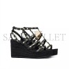 VALENTINO ROCKSTUD ANKLE STRAP WEDGE SANDAL IN CALFSKIN LEATHER 95MM 5W2S0F95BAE_0NO VALENTINO ROCKSTUD ANKLE STRAP WEDGE SANDAL IN CALFSKIN LEATHER 95MM 5W2S0F95BAE_0NO