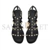 VALENTINO ROCKSTUD ANKLE STRAP WEDGE SANDAL IN CALFSKIN LEATHER 95MM 5W2S0F95BAE_0NO VALENTINO ROCKSTUD ANKLE STRAP WEDGE SANDAL IN CALFSKIN LEATHER 95MM 5W2S0F95BAE_0NO