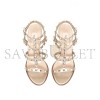 VALENTINO ROCKSTUD METALLIC CALFSKIN LEATHER ANKLE STRAP SANDAL 90MM 5W2S0749RZD_S69 VALENTINO ROCKSTUD METALLIC CALFSKIN LEATHER ANKLE STRAP SANDAL 90MM 5W2S0749RZD_S69