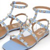 VALENTINO ROCKSTUD FLAT CALFSKIN SANDAL WITH STRAPS 4W2S0A05VOD_ZQW VALENTINO ROCKSTUD FLAT CALFSKIN SANDAL WITH STRAPS 4W2S0A05VOD_ZQW