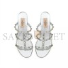 VALENTINO ROCKSTUD MIRROR-EFFECT SLIDE SANDAL 60MM 3W2S0C47WRP_S13