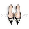 VALENTINO BEPOINTY SLINGBACK PUMP IN PATENT LEATHER AND KIDSKIN 45MM 6W2S0LL3DAL_790 VALENTINO BEPOINTY SLINGBACK PUMP IN PATENT LEATHER AND KIDSKIN 45MM 6W2S0LL3DAL_790