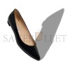 MANOLO BLAHNIK BBFLAT BLACK PATENT LEATHER POINTED TOE FLAT PUMPS 9XX-0545-0008 MANOLO BLAHNIK BBFLAT BLACK PATENT LEATHER POINTED TOE FLAT PUMPS 9XX-0545-0008