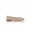 MANOLO BLAHNIK VERALLI LIGHT BEIGE SUEDE BALLERINA FLATS 223-1336-0012 MANOLO BLAHNIK VERALLI LIGHT BEIGE SUEDE BALLERINA FLATS 223-1336-0012