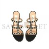 VALENTINO ROCKSTUD CALFSKIN LEATHER SLIDE SANDAL 60 MM 5W2S0C47VOD_0NO VALENTINO ROCKSTUD CALFSKIN LEATHER SLIDE SANDAL 60 MM 5W2S0C47VOD_0NO