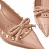 VALENTINO ROCKSTUD BOW SLINGBACK PATENT LEATHER PUMP 60MM 5W2S0IB8TZE_GF9 VALENTINO ROCKSTUD BOW SLINGBACK PATENT LEATHER PUMP 60MM 5W2S0IB8TZE_GF9