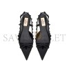 VALENTINO ROCKSTUD BOW SLINGBACK BALLERINA IN PATENT LEATHER WITH TONE-ON-TONE STUDS 5W2S0IQ2IXH_0NO VALENTINO ROCKSTUD BOW SLINGBACK BALLERINA IN PATENT LEATHER WITH TONE-ON-TONE STUDS 5W2S0IQ2IXH_0NO