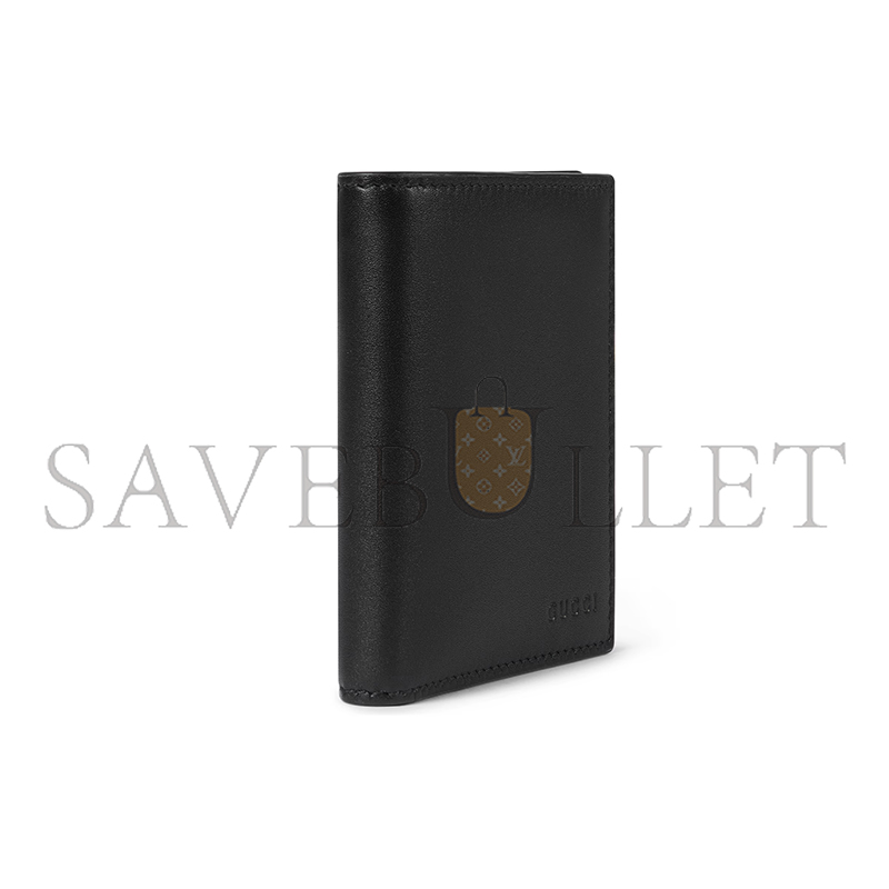 GUCCI GG EMBLEM BI-FOLD EMBOSSED WALLET 818949 (20*10cm) GUCCI GG EMBLEM BI-FOLD EMBOSSED WALLET 818949 (20*10cm)