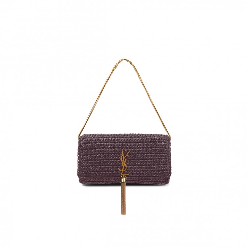 YSL KATE 99 TASSEL IN RAFFIA 604276GG6AW7962 (26*13*4cm)