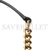 YSL MATELASSE CHEVRON MEDIUM SATCHEL BLACK 1187413 (24*17.5*6cm)