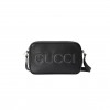 GUCCI LOGO EMBROIDERED LEATHER MINI SHOULDER BAG 768391 (23.5*14*6cm)