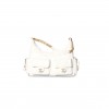 CHANEL MAXI HOBO BAG SHINY LAMBSKIN & GOLD-TONE METAL WHITE AS5302 (35*27*18cm) CHANEL MAXI HOBO BAG SHINY LAMBSKIN & GOLD-TONE METAL WHITE AS5302 (35*27*18cm)