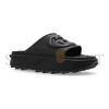 GUCCI INTERLOCKING G SLIDE SANDAL BLACK RUBBER 692380