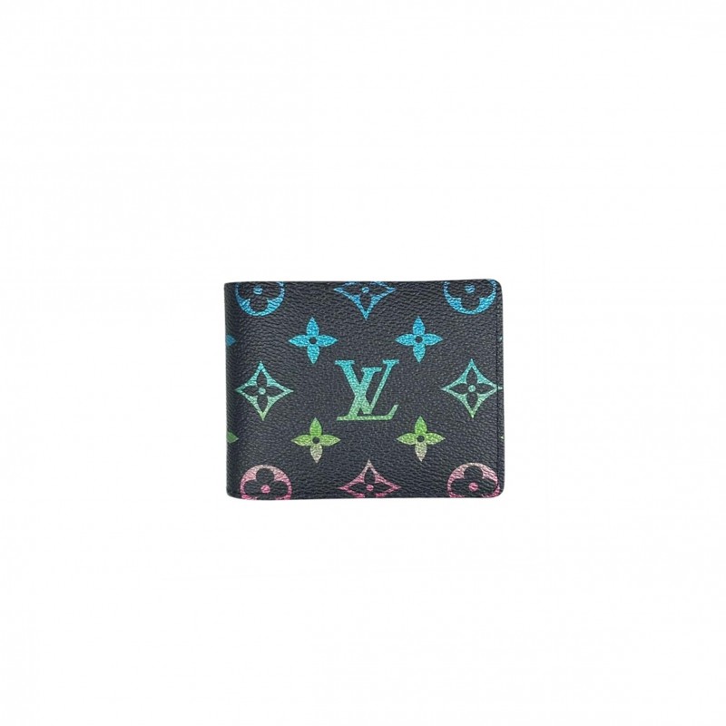 LOUIS VUITTON MURAKAMI MONOGRAM GRADIENT PRINT WALLET BLACK M13190 (11.5*9*1.5cm)