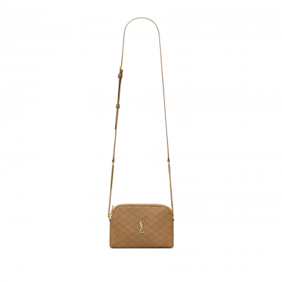 YSL GABY ZIPPED POUCH IN QUILTED LAMBSKIN 7336671EL072760 (18*13*3.5cm)