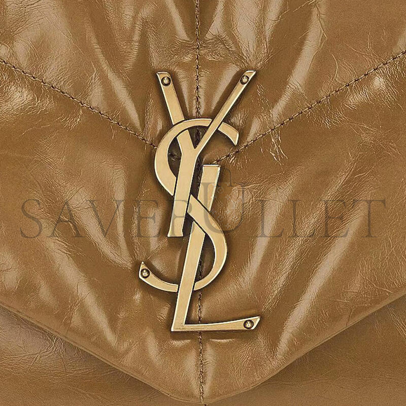 YSL PUFFER MEDIUM IN LEATHER 2402226697850 (35*23*13cm)