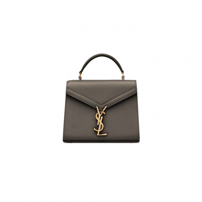 YSL CASSANDRA MINI TOP HANDLE BAG IN GRAIN DE POUDRE EMBOSSED LEATHER 6027162564582 (20*16*7.5cm)