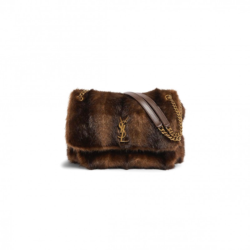 YSL NIKI LARGE IN SHEARLING 498830386968 (32*23*9cm)