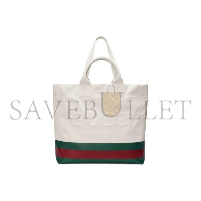 GUCCI GG EMBOSSED CANVAS TOTE BAG 779510 (48*48*17cm) GUCCI GG EMBOSSED CANVAS TOTE BAG 779510 (48*48*17cm)