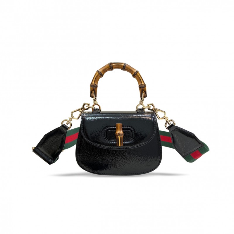 GUCCI BAMBOO 1947 MINI PYTHON BAG 786482 (17*12*7.5cm)