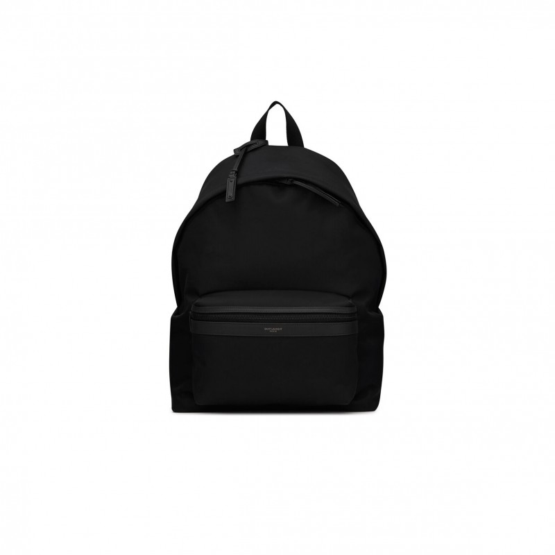 YSL CITY BACKPACK IN ECONYL®, SMOOTH LEATHER AND NYLON 534967FAAB41000 (31*41*22cm) YSL CITY BACKPACK IN ECONYL®, SMOOTH LEATHER AND NYLON 534967FAAB41000 (31*41*22cm)