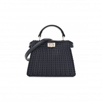 FENDI PEEKABOO ISEEU BRAIDED LEATHER BAG (33*25*13cm) FENDI PEEKABOO ISEEU BRAIDED LEATHER BAG (33*25*13cm)