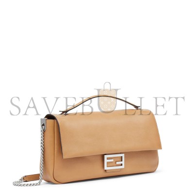 FENDI BAGUETTE CHAIN LARGE LEATHER BEIGE 8BR828AS7AF1QD3 (40*18.5*7cm) FENDI BAGUETTE CHAIN LARGE LEATHER BEIGE 8BR828AS7AF1QD3 (40*18.5*7cm)