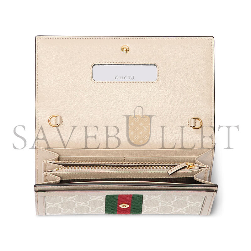 GUCCI OPHIDIA WALLET ON CHAIN 772309 (19*10*3.5cm)