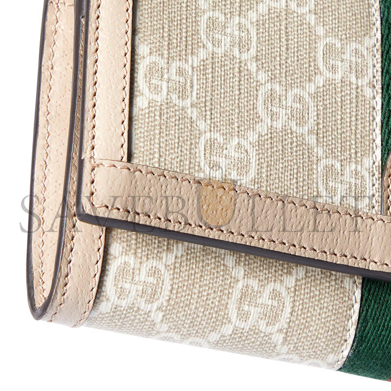 GUCCI OPHIDIA WALLET ON CHAIN 772309 (19*10*3.5cm)