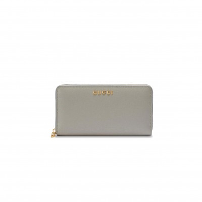 GUCCI ZIP AROUND WALLET WITH GUCCI SCRIPT 772642 (20*12.5*4cm)
