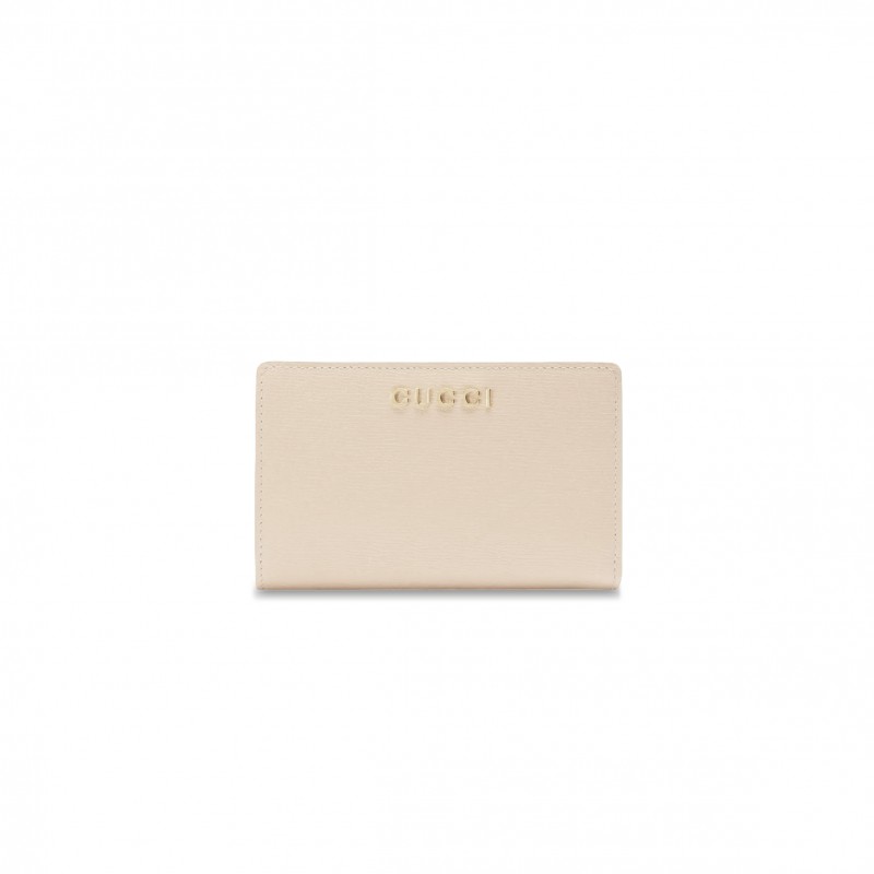 GUCCI CARD CASE WALLET WITH GUCCI SCRIPT 772640 (18.5*14*3cm)