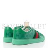 GUCCI ACE MONOGRAMMED LEATHER-TRIMMED COATED-CANVAS SNEAKERS 576963