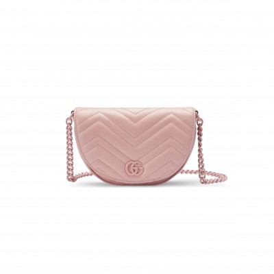 GUCCI GG MARMONT QUILTED CHAIN MINI BAG 746431 (20*14.5*4cm)