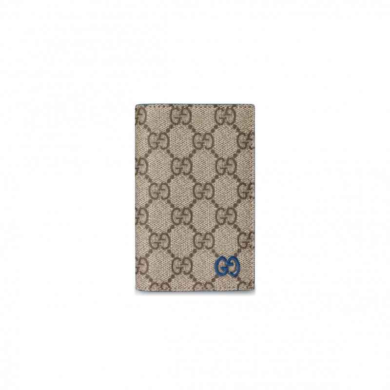 GUCCI BLUE INTERIOR GG LONG CARD CASE 768249 (15*12cm)