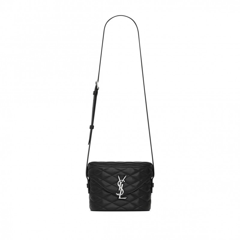YSL JUNE BOX BAG IN QUILTED LAMBSKIN 7102981EL061000 (19*15*8cm)