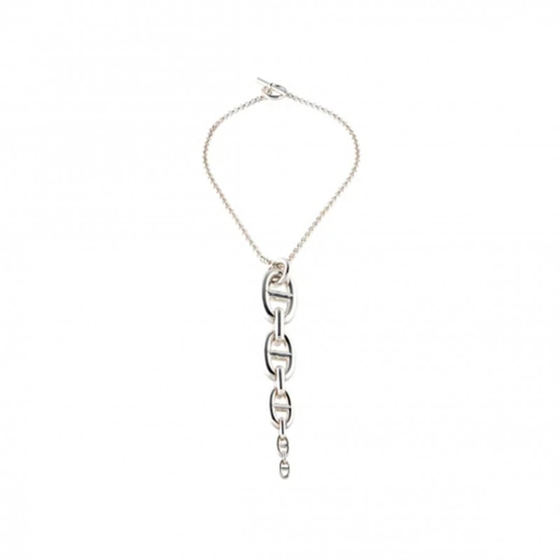 HERMÈS CHAINE D'ANCRE ENCHAINEE PENDANT NECKLACE 