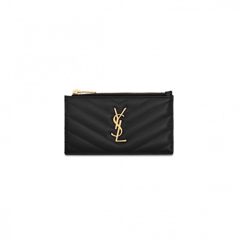 YSL CASSANDRE MATELASSÉ FRAGMENTS CARD CASE IN GRAIN DE POUDRE LEATHER 607915BOW011000 (13*8*2cm) YSL CASSANDRE MATELASSÉ FRAGMENTS CARD CASE IN GRAIN DE POUDRE LEATHER 607915BOW011000 (13*8*2cm)