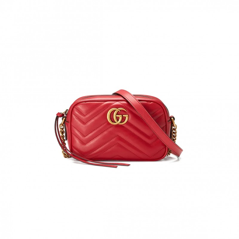 GUCCI GG MARMONT MINI CAMERA BAG 448065 (18*12*6cm)