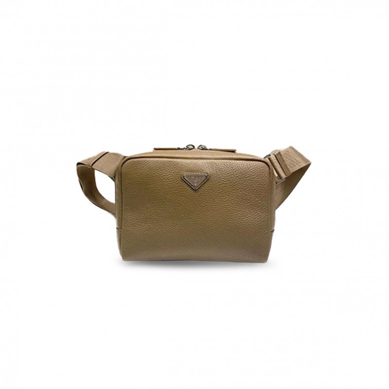 PRADA LEATHER SHOULDER BAG 2VH181 (24*16.5*7cm)
