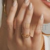 HERMÈS PIG NOSE FARANDOLE RING IN GOLD 
