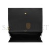 YSL CASSANDRE FLAP POUCH IN SHINY LEATHER 753883AAB9T9299 (21*16*3cm)