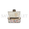 FENDI BAGUETTE BAGUETTE BAG IN EMBROIDERED FF PATTERN CANVAS (27*15*6cm) 