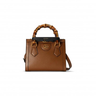 GUCCI DIANA MINI TOTE BAG 702732 (20*16*10cm）