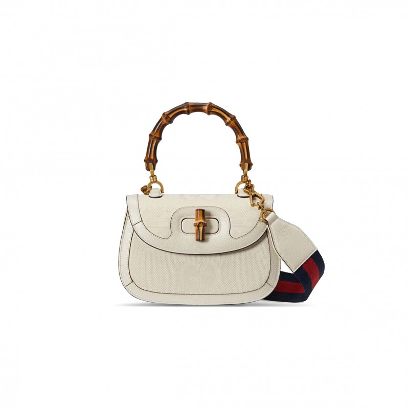 3GUCCI BAMBOO 1947 MINI BAG ‎686864 (17*12*7.5cm)