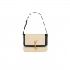 YSL SOLFERINO SMALL IN QUILTED NUBUCK SUEDE AND BRUSHED LEATHER 739139AABWP9289 (18.5*14*6cm)
