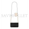 YSL CASSANDRE PHONE HOLDER IN SHINY CROCODILE-EMBOSSED LEATHER 635095DND1J1000 (18*11*2.5cm)