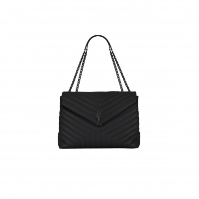 YSL LOULOU LARGE IN QUILTED LEATHER 574947DV7281000 (38*27*14cm)