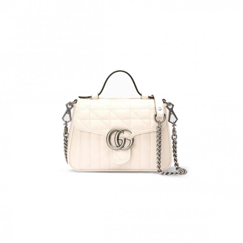 GUCCI GG MARMONT MINI TOP HANDLE BAG 583571 (21*15.5*8cm)